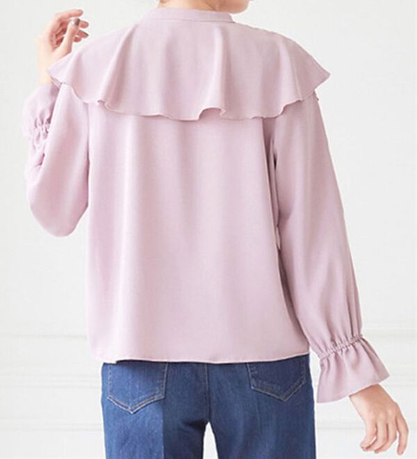 Noela♡ラッフルネイビーブラウス 値下げ！♡ ラッフルフリルブラウス | シャツ・ブラウス | NOELA OFFICIAL WEB STORE