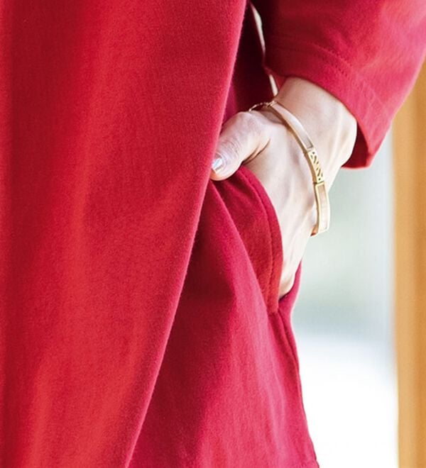 ルフラン（ルフラン）の「年中使える！前あき軽やかトレーナー（その他カーディガン）」｜詳細画像