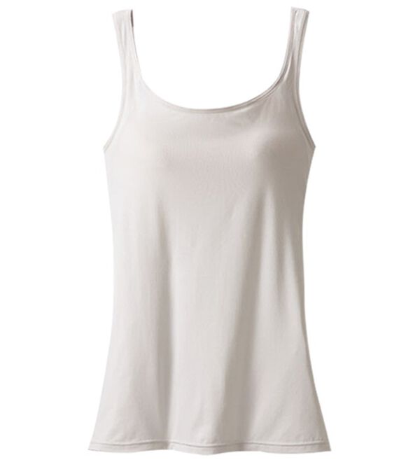 LAVIENNE（ラヴィエンヌ）の「骨格ナチュラルさんブラトップ（肌着・インナーウェア）」｜シルバーグレー