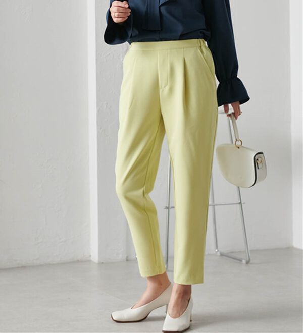 RANAN（ラナン）の「美脚シルエットクロップドパンツ（フルレングスパンツ）」｜詳細画像