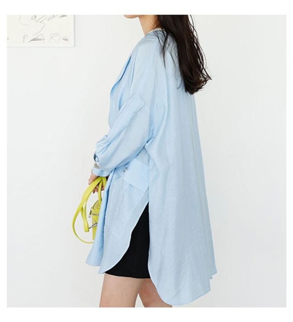 GeeRA（ジーラ）の「ビッグシルエットシャツジャケット（シャツ）」｜詳細画像