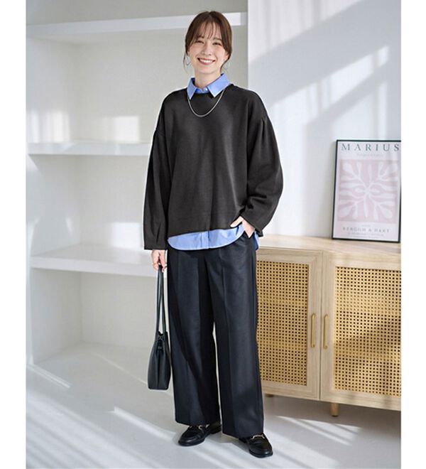 4つの機能付】楽キレイ袖タックブラウス - ベルーナ【公式】