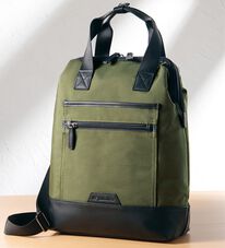 「＜ゴールデンベア＞大きく開き、中が見やすい３ＷＡＹバッグ（その他メンズバッグ）」