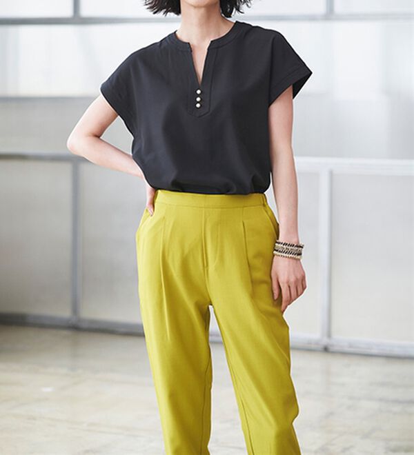 RANAN（ラナン）の「ひんやり！スキッパーブラウス（ブラウス）」｜詳細画像