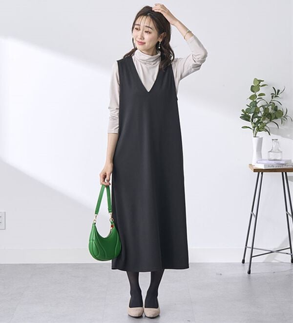 BELLUNA（ベルーナ）の「なめらかテンセル（ＴＭ）繊維ストレッチプルオーバー（カットソー）」｜詳細画像