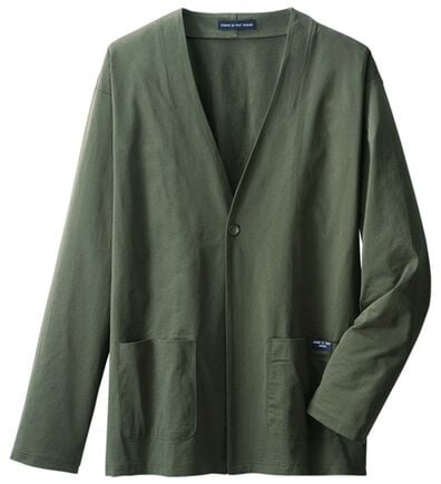 「部屋着に見せない！大人のカーディガン（メンズカーディガン）」