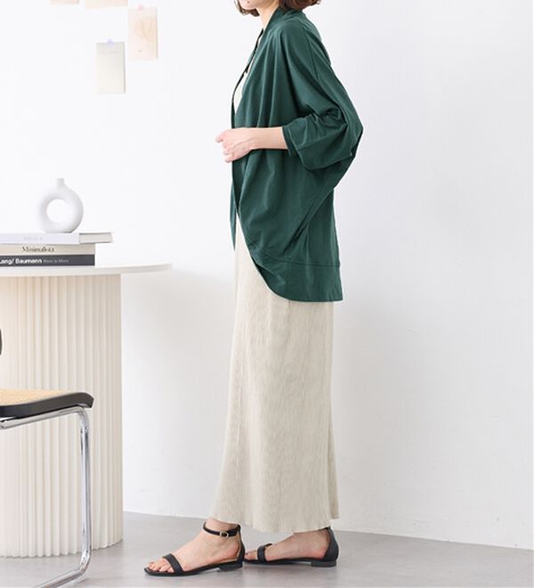 Viola e Viola（ヴィオラ エ ヴィオラ）の「【５つの機能付】ＵＶ対策に！ひんやり　ゆるドルマンカーディガン（ニットカーディガン）」｜詳細画像