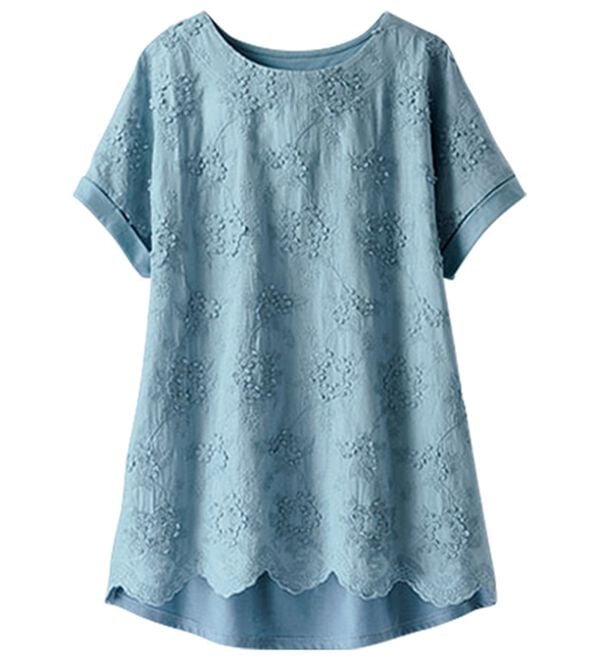 BELLUNA（ベルーナ）の「モチーフレース使いデザインプルオーバー（カットソー）」｜詳細画像