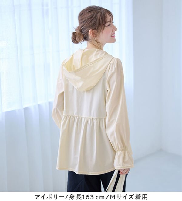 alotta（アロッタ）の「＜水陸両用＞紫外線カット！爽快ジップパーカー（パーカー）」｜詳細画像