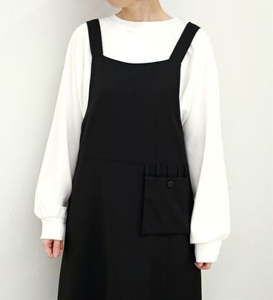 BELLUNA（ベルーナ）の「ポケットが可愛いジャンパースカート（その他ワンピース）」