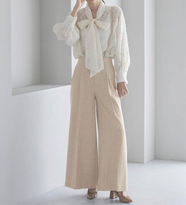 RANAN（ラナン）の「洗える！カセットスーツ　シリーズ（テーパードパンツ）」｜詳細画像