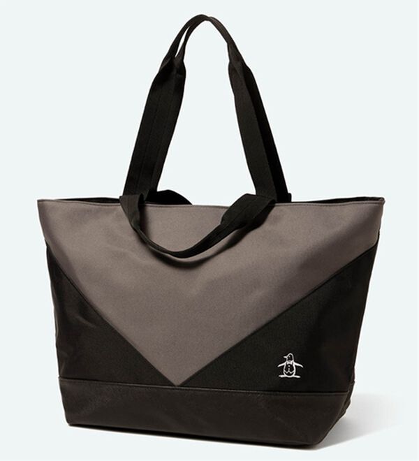 「＜マンシングウェア＞バイカラーダブルハンドルトートバッグ（メンズトートバッグ）」｜ブラウン