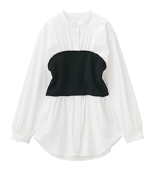 RANAN（ラナン）の「ビスチェドッキングシャツ（シャツ）」｜詳細画像