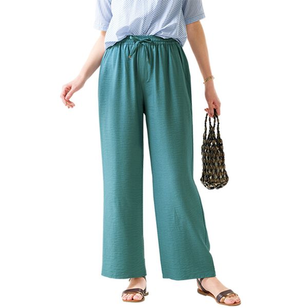 ルフラン（ルフラン）の「【３本組】【ヒヤロン】夏の快適ワイドパンツ（ワイドパンツ・ガウチョ）」｜詳細画像