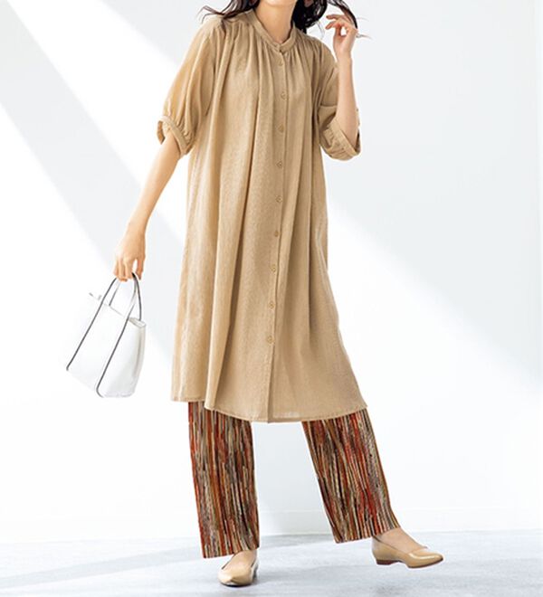 ルフラン（ルフラン）の「【２点セット】【必携】さら涼ワンピ&times;パンツ（セットアップ）」｜詳細画像