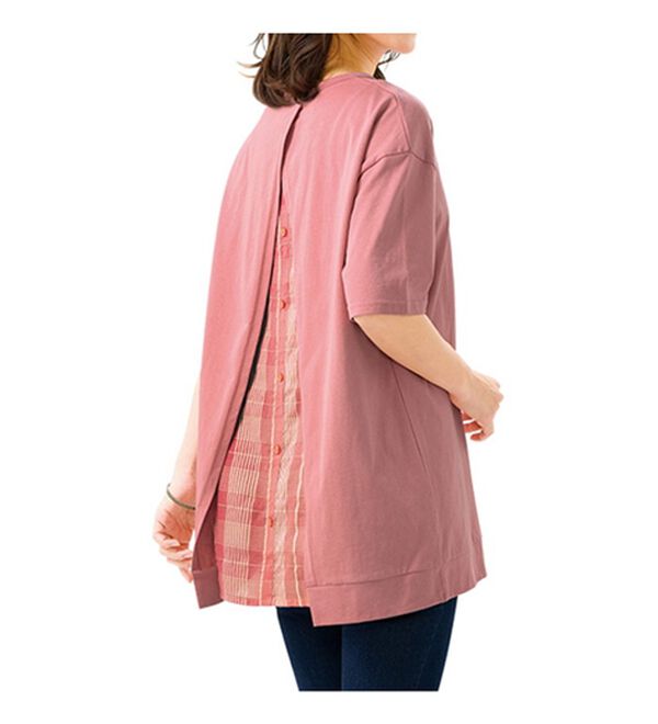 ルフラン（ルフラン）の「【３色組】バックシャン重ね着風チュニック（チュニック）」｜詳細画像