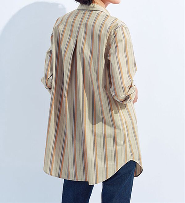 BELLUNA（ベルーナ）の「＜ＳＯＬＯＴＥＸ（Ｒ）＞ストレッチビッグシャツ（シャツ）」｜詳細画像