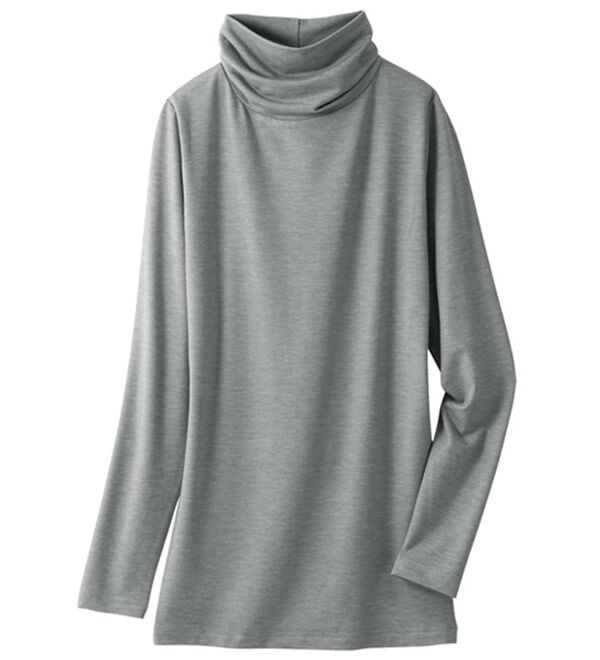 LAVIENNE（ラヴィエンヌ）の「＋５．２度のあったかインナー　ベリーヒート　タートルネック長袖（肌着・インナーウェア）」｜詳細画像