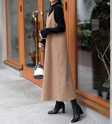 RANAN（ラナン）の「プードルファーキャミワンピース（その他ワンピース）」