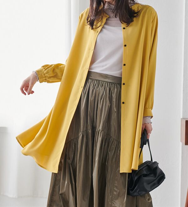 RANAN（ラナン）の「２ＷＡＹボタン使いフレアーブラウス（ブラウス）」｜詳細画像