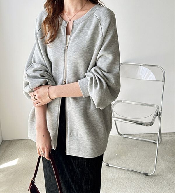 前後2WAYダブルジップスウェット - ベルーナ【公式】