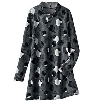 BELLUNA（ベルーナ）の「華やかふくれジャカードチュニック（チュニック）」｜モノトーン系