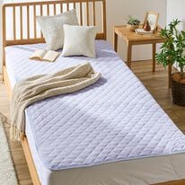 iellio（イエリオ）の「【８日間限定価格】タオル地が気持ちいい！綿１００％敷パッド＜オールシーズン・天然素材・洗える・乾きやすい＞（敷パッド）」