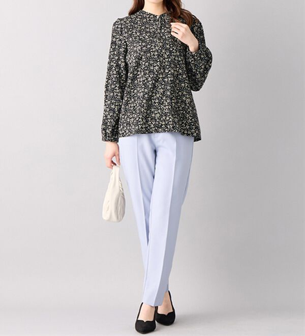 alotta（アロッタ）の「あったか裏起毛フロントタックブラウス（ブラウス）」｜詳細画像