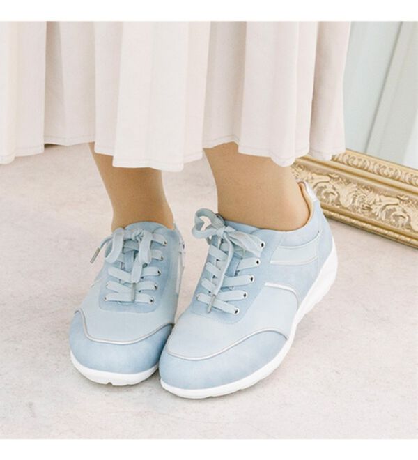 BELLUNA（ベルーナ）の「５Ｅ切替デザインレースアップシューズ（スニーカー）」｜詳細画像