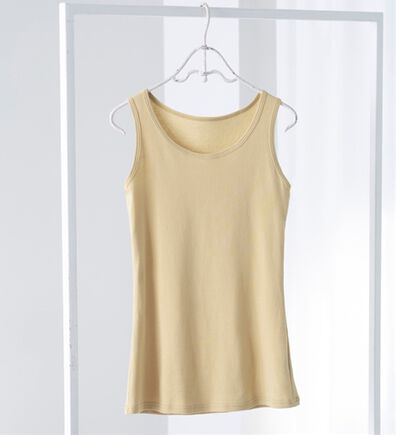 LAVIENNE（ラヴィエンヌ）の「下着に見えない！綿１００％アースカラータンク（肌着・インナーウェア）」