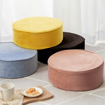 iellio（イエリオ）の「便利な極厚フロアクッション＜マルチクッション・座布団クッション・シートクッション・床座り用クッション・スツール・北欧風＞（クッション・クッションカバー）」