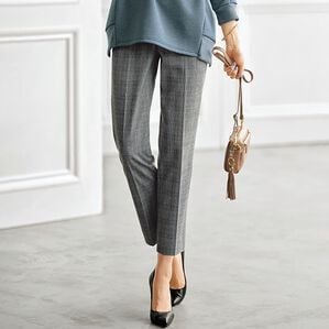 BELLUNA（ベルーナ）の「ウール調素材美脚テーパードパンツ（テーパードパンツ）」｜詳細画像