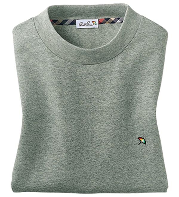 「アーノルド　パーマー　綿１００％接触冷感Ｔシャツ（メンズＴシャツ）」｜杢グレー