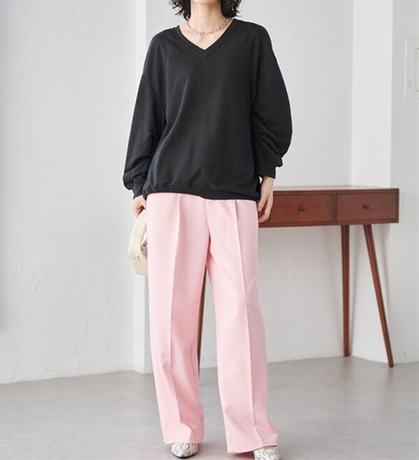 RANAN（ラナン）の「バックギャザーデザインスウェット（カットソー）」｜詳細画像