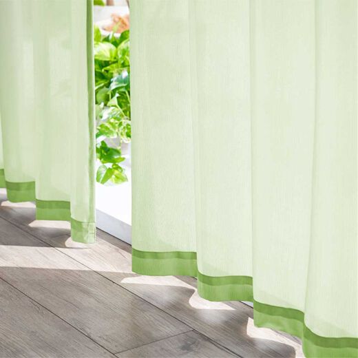 レースカーテン 昼夜非常に見えにくく断熱・遮熱効果に優れた2重レースカーテンお取寄せサイズ　幅150cm×丈201〜240cm　2枚組 2重レースカーテン(遮熱保温・UVカット約99%) - インテリアの通販なら