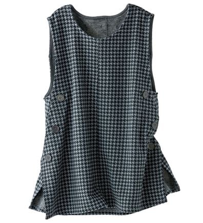 BELLUNA（ベルーナ）の「まるで着る毛布！裏ファーボタン使いベスト（ベスト）」