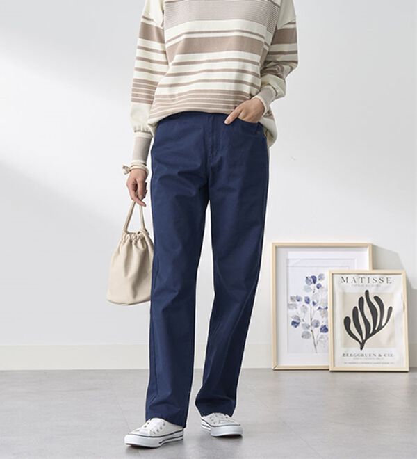 BELLUNA（ベルーナ）の「【ＰＯＬＯ　ＢＣＳ】綿チノパンツ（フルレングスパンツ）」｜詳細画像