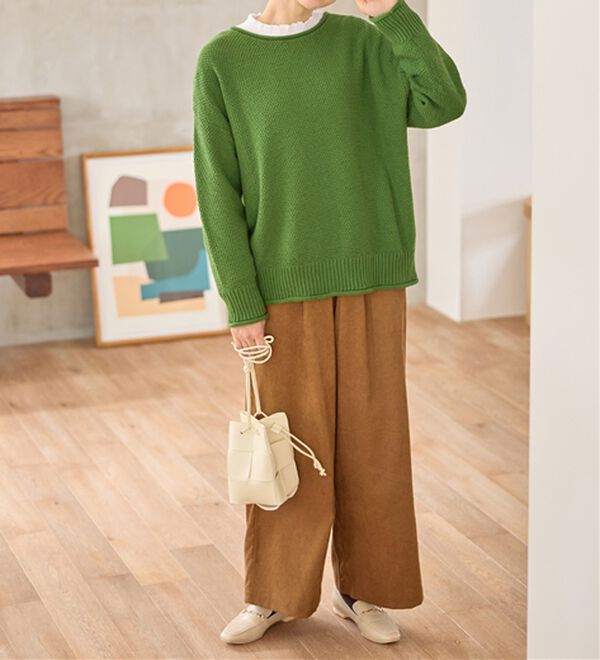 Natural lag コーデュロイポーチ Natural Lag コーデュロイ