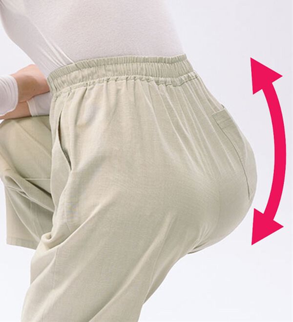 ルフラン（ルフラン）の「【３本組】綿レーヨンゆったりパンツ（フルレングスパンツ）」｜詳細画像