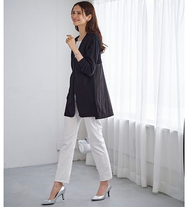 BELLUNA（ベルーナ）の「スタイルアップ！バックプリーツカーディガン（ニットカーディガン）」｜詳細画像