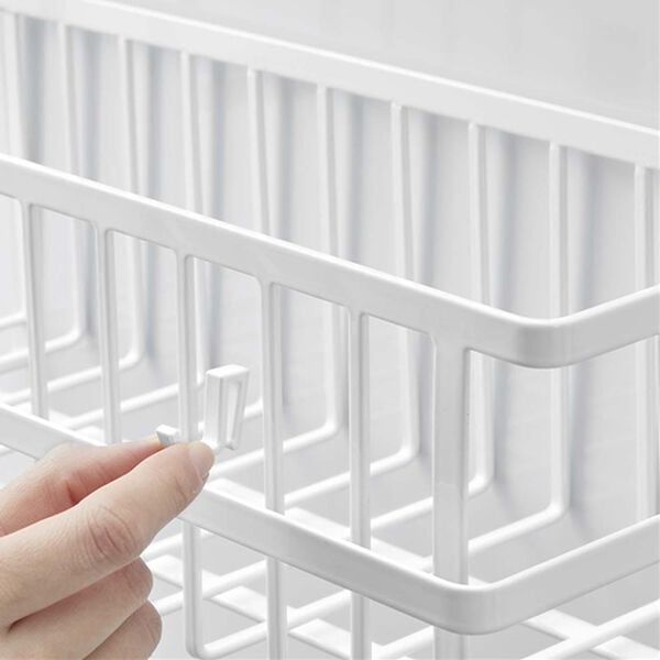 iellio（イエリオ）の「タワー　引っ掛けバスルームバスケット　ワイド＜ｔｏｗｅｒ　山崎実業　バスルーム収納　ボトルラック　浴室収納＞（バス用品）」｜詳細画像