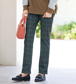 ルフラン（ルフラン）の「＜ＰＥＲＳＯＮ&rsquo;Ｓ　ＣＯＬＬＥＣＴＩＯＮ＞裏ボアパンツ（フルレングスパンツ）」｜ブラックウォッチ