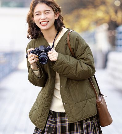 byebyeのジャケット?ショートコート （L】シングルシャルムビーバー 