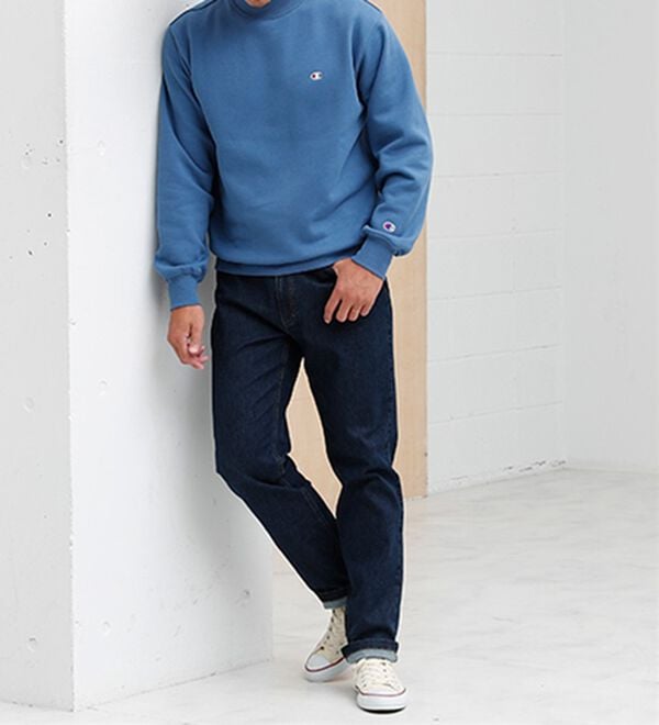 「＜チャンピオン＞モックネック裏起毛トレーナー（メンズトレーナー）」｜詳細画像