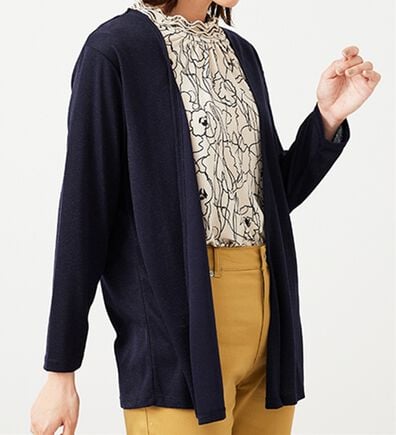 BELLUNA（ベルーナ）の「【2点セット】花柄プルオーバー＆カーデアンサンブル（アンサンブル）」