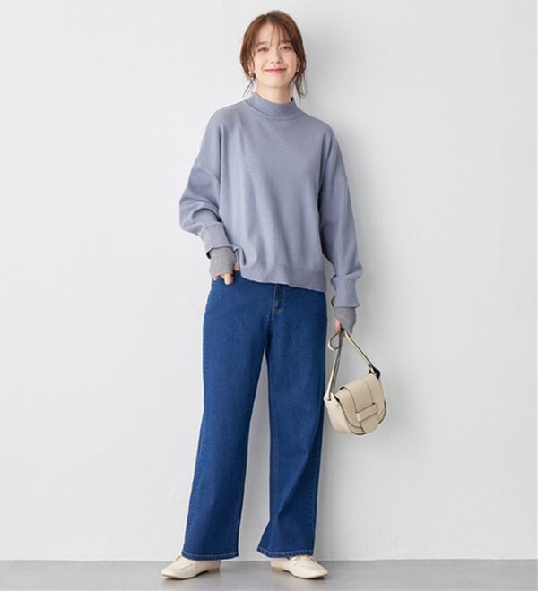 Viola e Viola（ヴィオラ エ ヴィオラ）の「洗えるもちもちレイヤード風ドルマンニット（ニット・セーター）」｜詳細画像