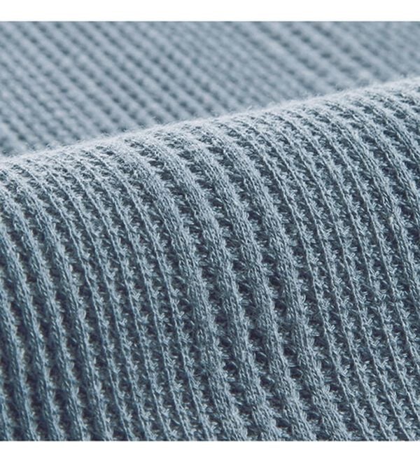 BELLUNA（ベルーナ）の「ワッフル素材重ね着風プルオーバー（カットソー）」｜詳細画像