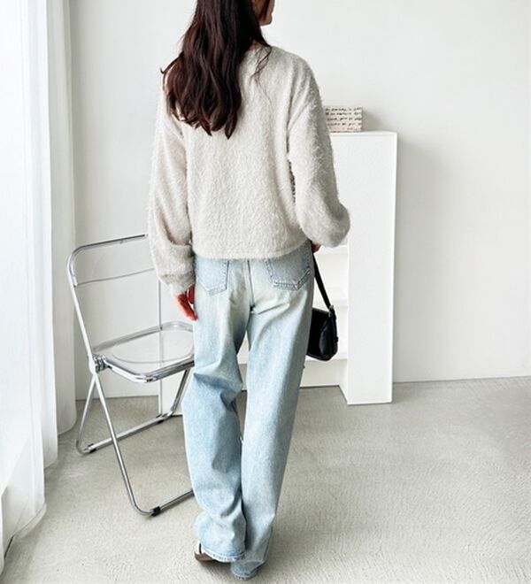 GeeRA（ジーラ）の「【U.S. POLO ASSN.】シャギーニットソートップス（ニット・セーター）」｜詳細画像