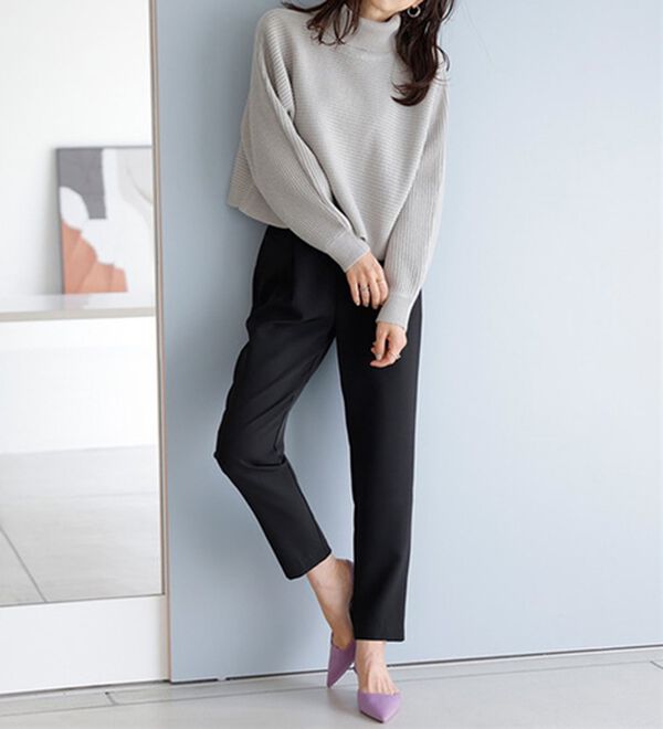 RANAN（ラナン）の「【２点セット】ニットワンピースアンサンブル（ニットワンピース）」｜詳細画像