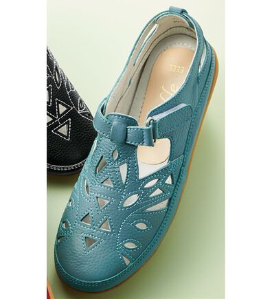 ルフラン（ルフラン）の「４Ｅ牛革ゆったりコンフォートシューズ（サンダル・ミュール）」